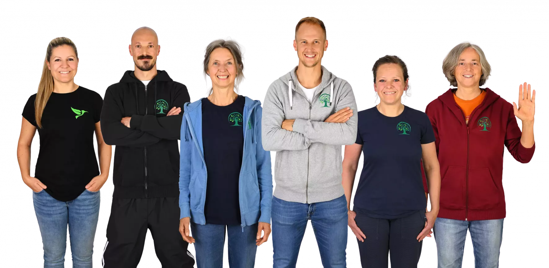 Das Praxisteam bestehend aus sechs Personen